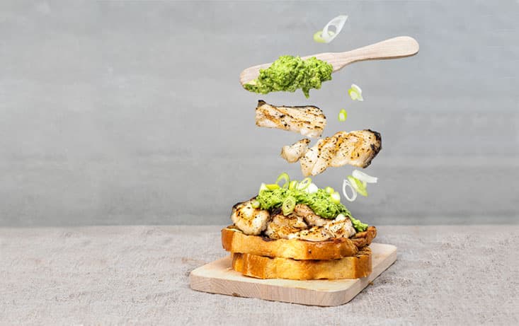 Grillad fisk med ärthummus - Recept | Pågen